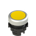 E2 1PL2R5290 Pizzato Elettrica Желтая плоская кнопка с подсветкой