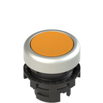 E2 1PL2R8290 Pizzato Elettrica Оранжевая плоская кнопка с подсветкой