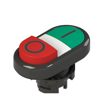 E2 1PDSL1AAAD Pizzato Elettrica Двойная пониженная выступающая кнопка, с маркировкой