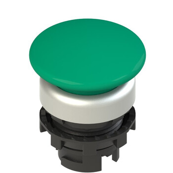 E2 1PL2F4490 Pizzato Elettrica Зеленая грибовидная кнопка с подсветкой