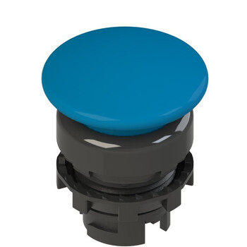 E2 1PL2F6410 Pizzato Elettrica Синяя грибовидная кнопка с подсветкой