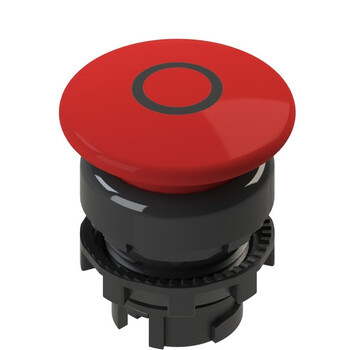 E2 1PU2F341L1 Pizzato Elettrica Красная грибовидная кнопка с пружинным возвратом, с маркировкой