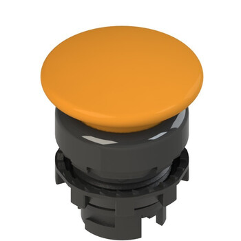 E2 1PU2F8410 Pizzato Elettrica Оранжевая грибовидная кнопка с подсветкой