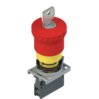 E2 AC-DXBC1024 Pizzato Elettrica Модуль сборный с аварийной кнопкой, фиксирующим адаптером и контактами