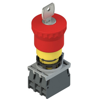 E2 AC-DXBC1013 Pizzato Elettrica Модуль сборный с аварийной кнопкой, фиксирующим адаптером и контактами