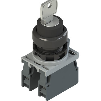 E2 AC-DXBC1607 Pizzato Elettrica Модуль сборный селектора с ключом, фиксирующего адаптера и контактов