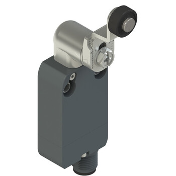 NF G112KD-SMK Pizzato Elettrica Модульный выключатель со встроенным кабелем с регулируемым металлическим поворотным рычагом и роликом O 14 мм